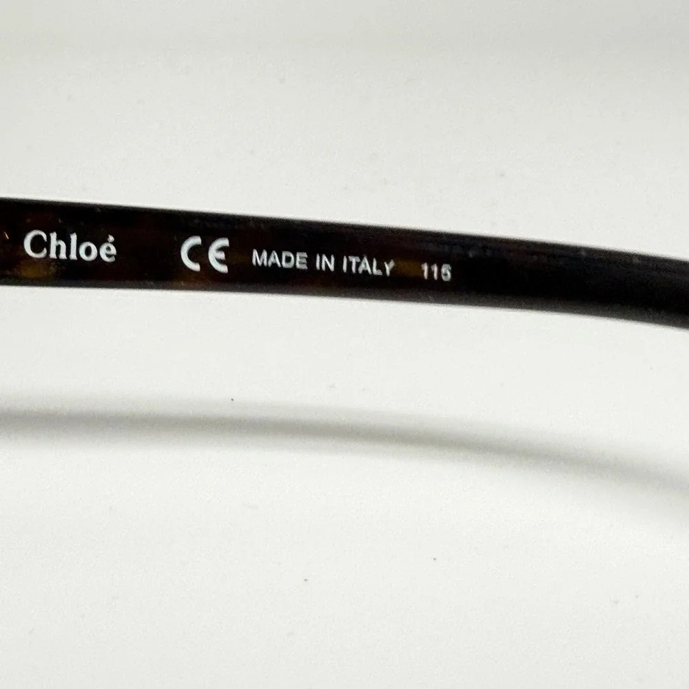 Chloe CE2665R 219 Dark Havana Tortoise Crystal Eyeglasses Frames 53-15-135 Italy